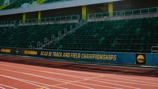 Hayward Field - 2026 NCAA Championships signage