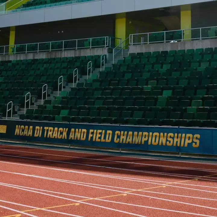 Hayward Field - 2026 NCAA Championships signage
