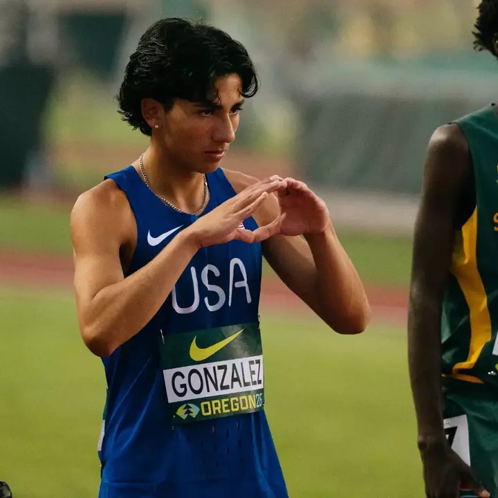Juan Gonzalez, World U20s 5,000 start - Aug. 2026