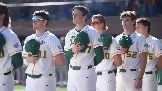 Baseball national anthem vs. WIU 2026