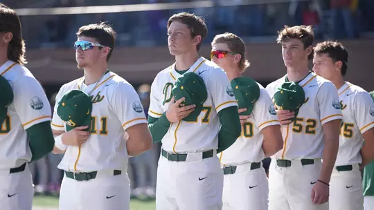Baseball national anthem vs. WIU 2026