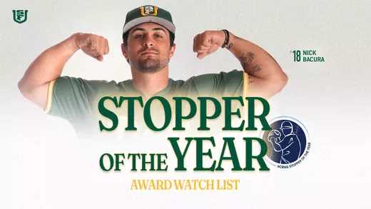 Nick Bacura NCBWA Stopper of the Year Watch List Graphic