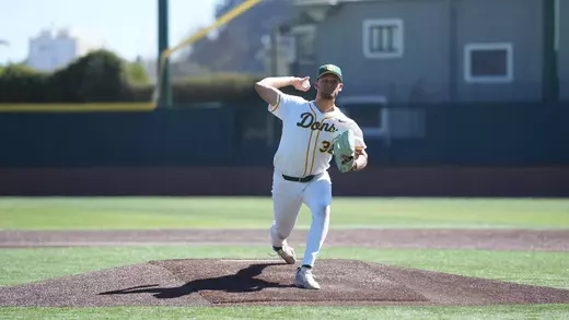 Trevor Busby pitching vs. Sac State 2026