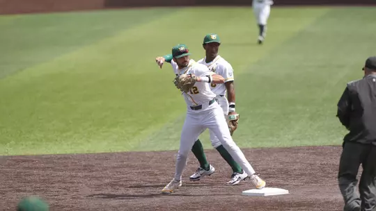 TJ Rogers turning a double play vs. Pacific 2026