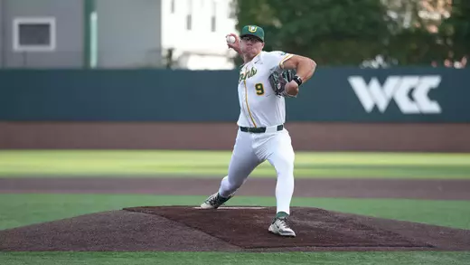 Quentin Pohorski pitching vs. San Diego 2026