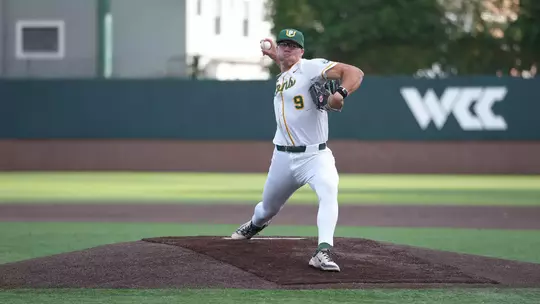 Quentin Pohorski pitching vs. San Diego 2026
