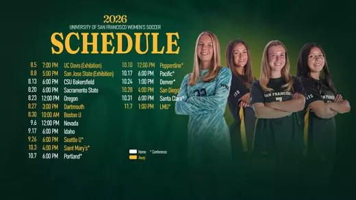 Women's Soccer 2026 Schedule