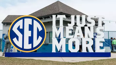 SEC Tournament Sign
