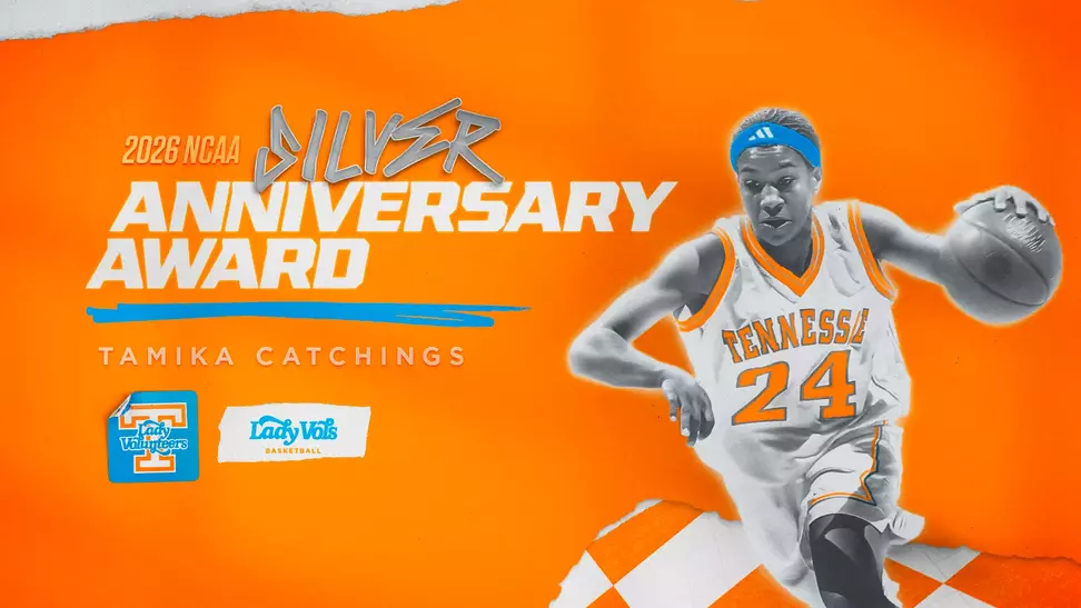 Tamika Catchings NCAA Silver Anniversary Award graphic