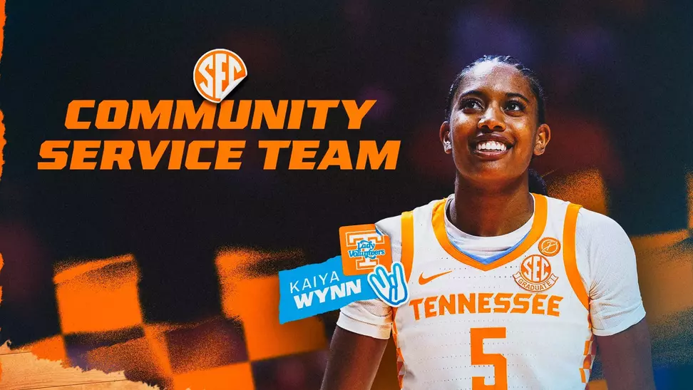 Kaiya Wynn SEC Community Service Team Graphic