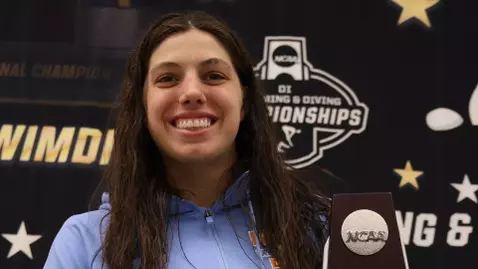 McKenzie Siroky Celebrates National Runner Up Finish in 100 Breast at NCAA Championships