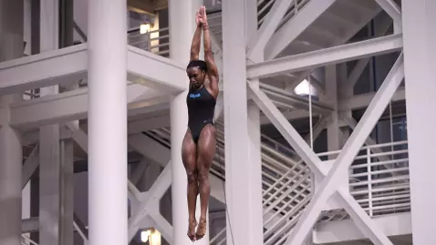 Desharne Bent-Ashmeil Competes in 3-meter at 2026 NCAA Championships