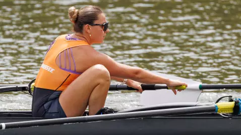 Alex Pidgeon competes in last week's Rocky Top Invite