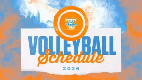 2026 Volleyball Schedule Release Graphic