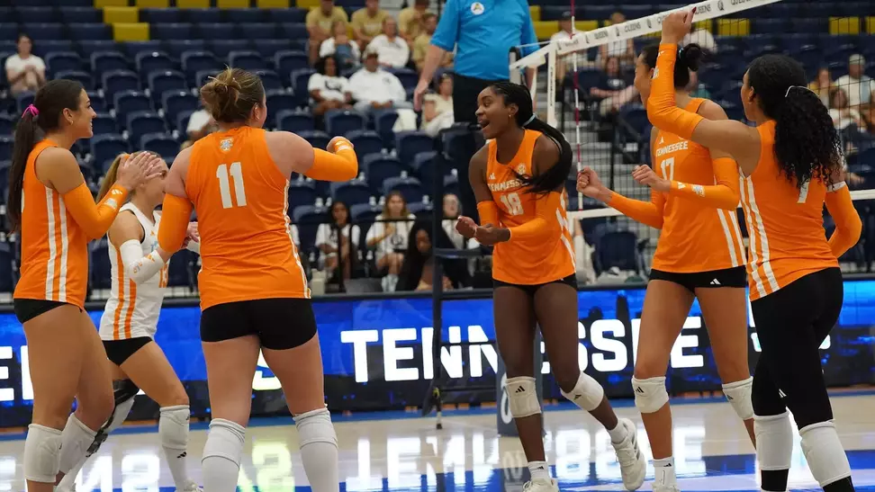 Layd Vols Celebrate During Road Sweep Over Queens