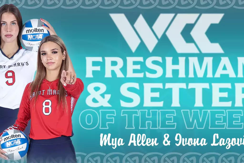 WCC Weekly Awards Volleyball Mya and Ivona
