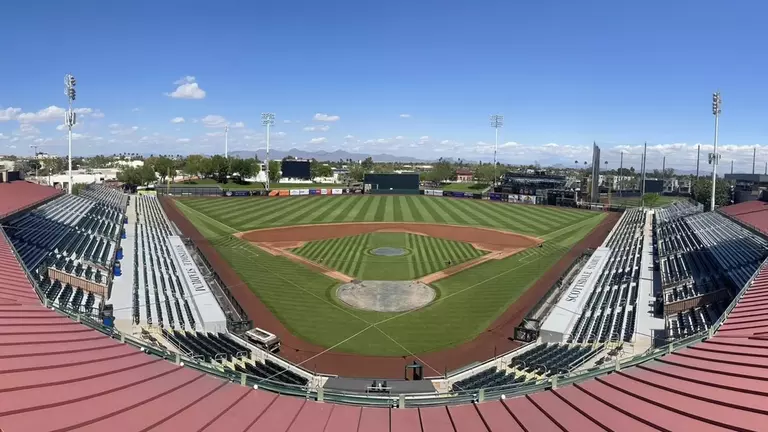 Scottsdale Stadium for WCC BSB Tournament Release