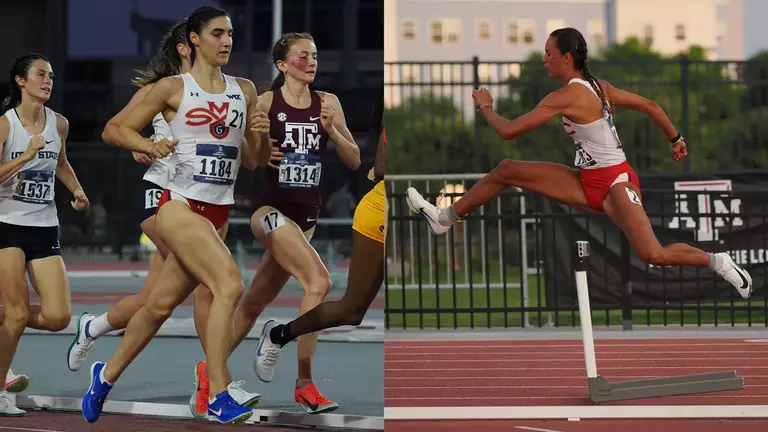 Rayna Stanziano and Jaden DeSouza at Regionals