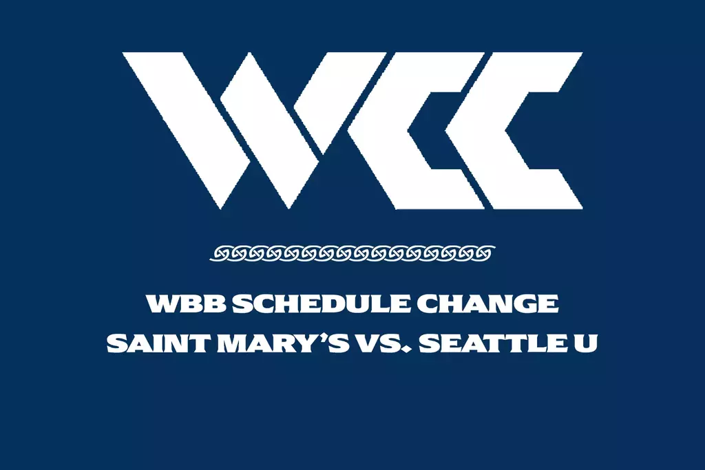 WCC WBB Schedule Change vs. Seattle U 2026
