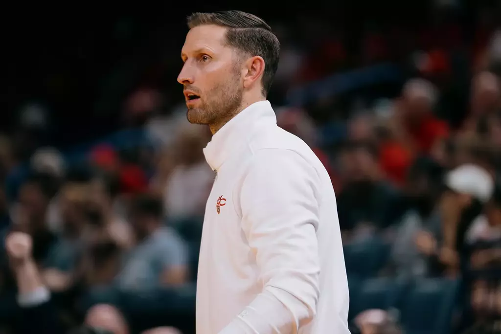 Mickey McConnell Coaching at NCAA Tournament