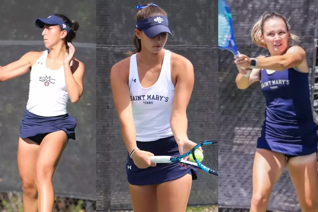 Daryaie, Weekley and Fox 2026 WCC All-Academic Web Graphic