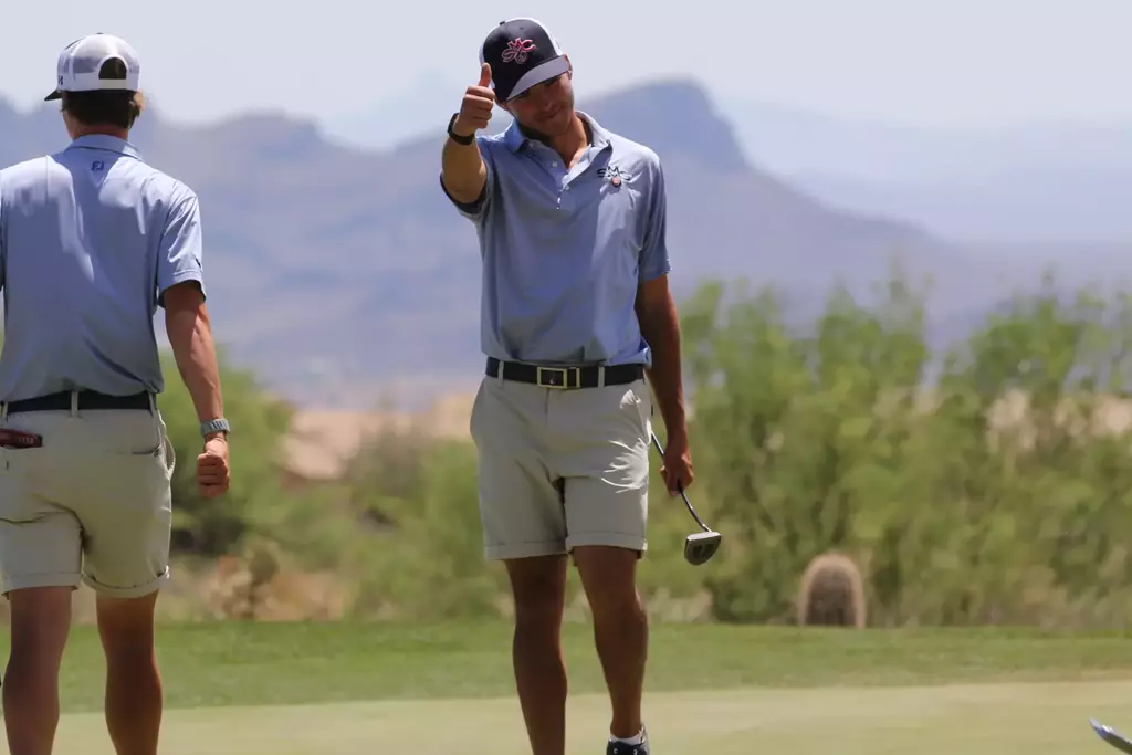 Aidan Lee at 2026 NCAA Regional Practice Round