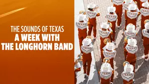 Get a behind the scenes look at the Texas Longhorn Band as they prepare for a home football game.