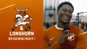 April 5, 2026 | Nick Shuley, Rod Babers and Fozzy Whittaker interview Anthony Hill, Malik Muhammad, Jaylon Guilbeau, Cole Hutson and Matthew Caldwell at the 2026 Texas Football Pro Day.