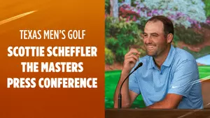 April 7, 2026 I Masters champion Scottie Scheffler speaks to members of the media in a pre-event press conference after taking part in a practice round prior to the Masters at Augusta National Golf Club