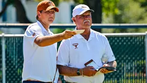 Daniel Bennett with Coach John Fields