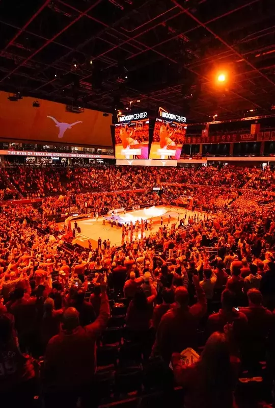 Moody Center sellout for mbb vs Texas A&M