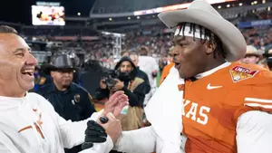 Colin Simmons w/ Sark After Cheez-It Citrus Bowl