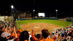 Fans Cheering at McCombs Field