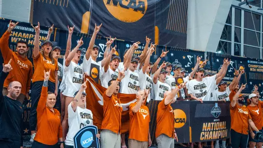 Men's Swimming & Diving National Championship Celebration