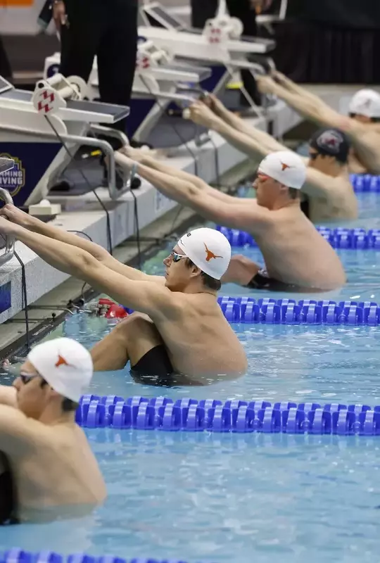 Texas Swimmers at the block