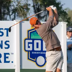 Daniel Bennett tee shot at SEC Championship