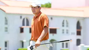 Christiaan Maas walking at 2026 NCAA Championship
