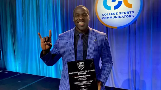 Sam Acho CSC Academic All-America Hall of Fame 060826