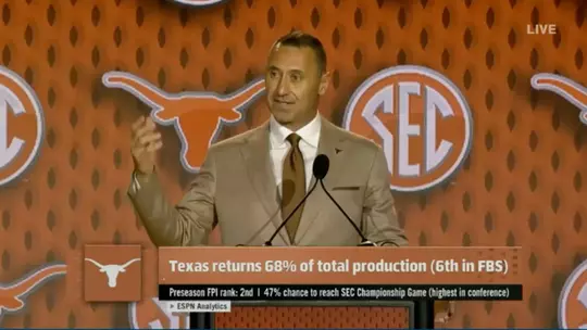 Steve Sarkisian SEC media day press conference