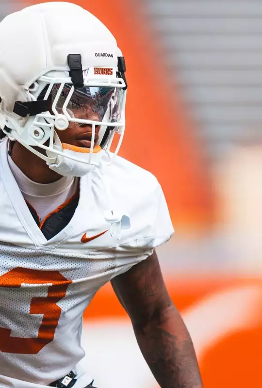 Rasheem Biles during spring practice 2026