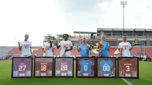 Soccer Senior Day Ceremony