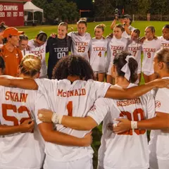 Soccer Team Huddle at Arkansas