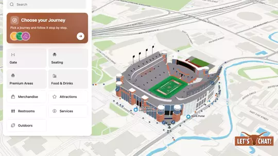 Interactive Fan Map