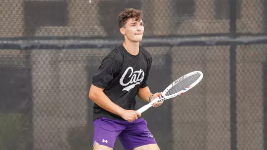 Dennis Dutine during a practice in September 2025