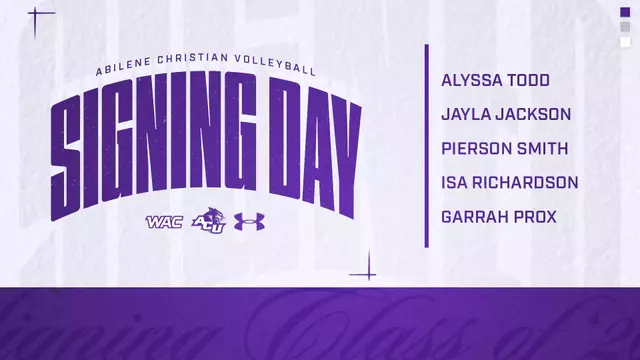 Volleyball Signing Day 2026 Graphic