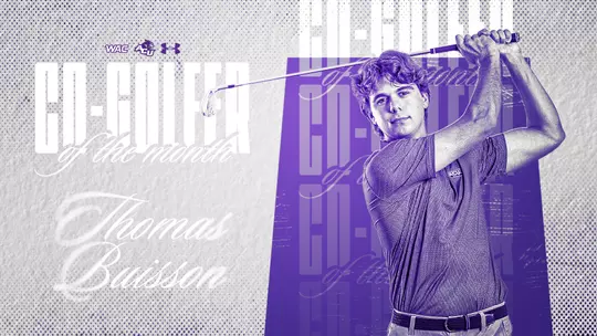 Buisson WAC Co-Golfer of the Month Graphic
