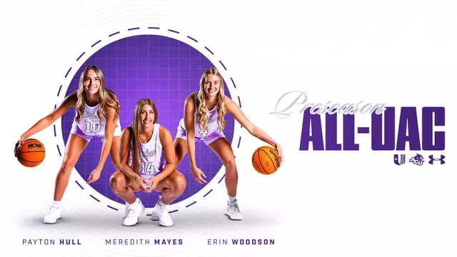 2026-27 WBB Preseason All-UAC Team Graphic