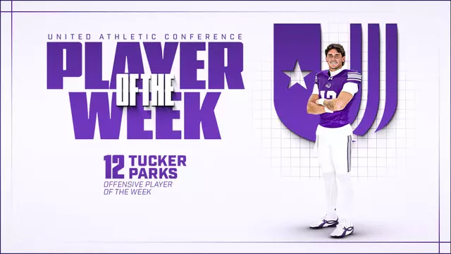 Tucker Parks UAC offensive player of the week graphic