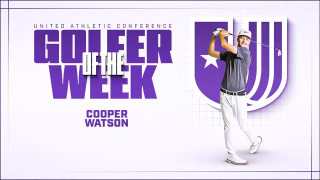 Cooper Watson UAC Men's Golfer of the Week 10/8 Graphic