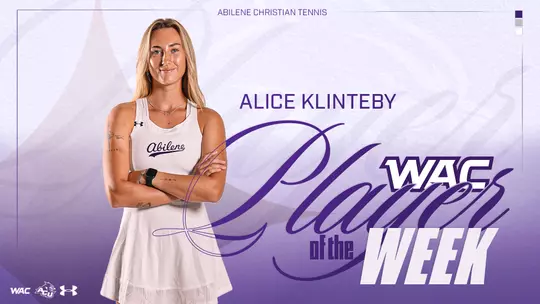 Alice Klinteby WAC Player of the Week